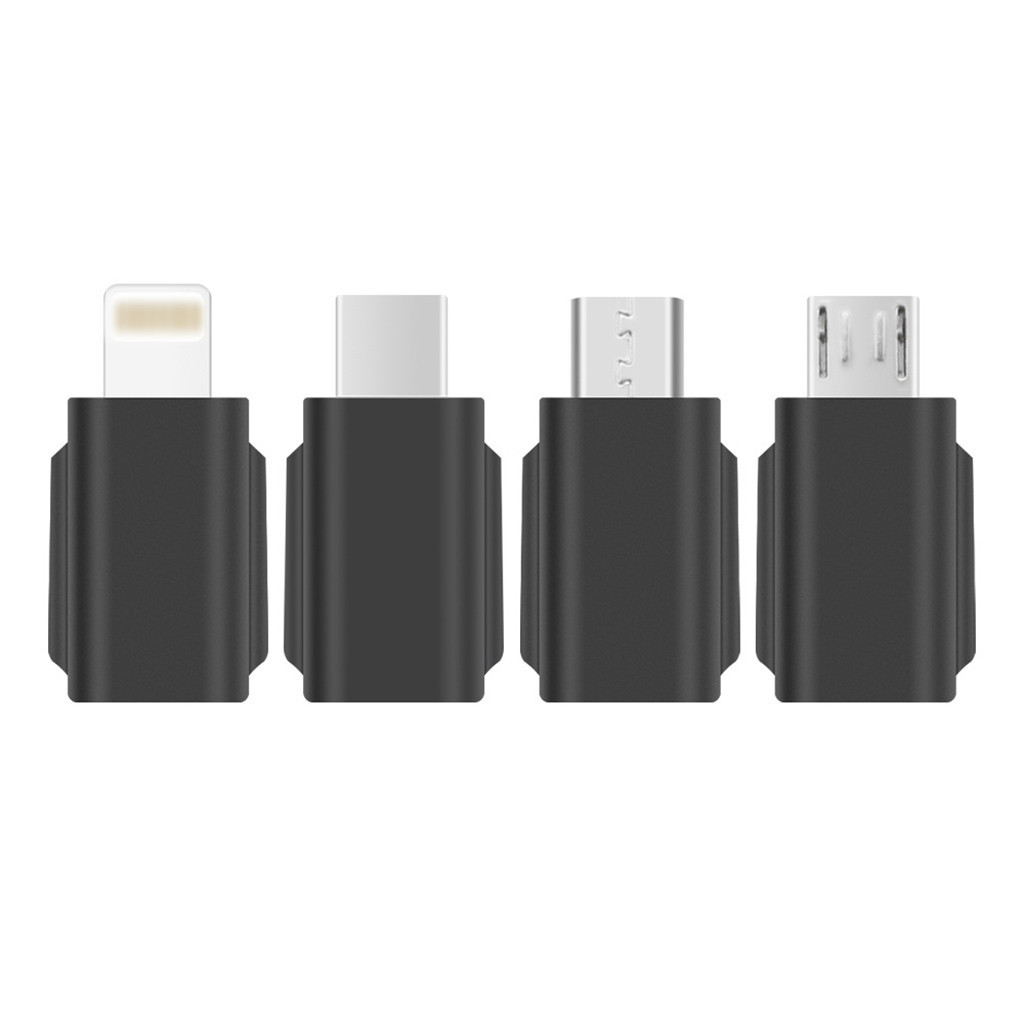 FEICHAO สําหรับ DJI Osmo Pocket 1/Pocket 2 อะแดปเตอร์โทรศัพท์มือถือ USB Type C พอร์ตข้อมูลโทรศัพท์ Connector อุปกรณ์เสริมกิมบอลมือถือ