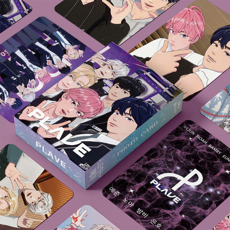 ขายดี สินค้าใหม่ โฟโต้การ์ดเลเซอร์ PLAVE Merchandise NOAH YEJUN BAMBY EUNHO HAMIN 10 ซม. กล่อง 55 ชิ้น คุณภาพสูง