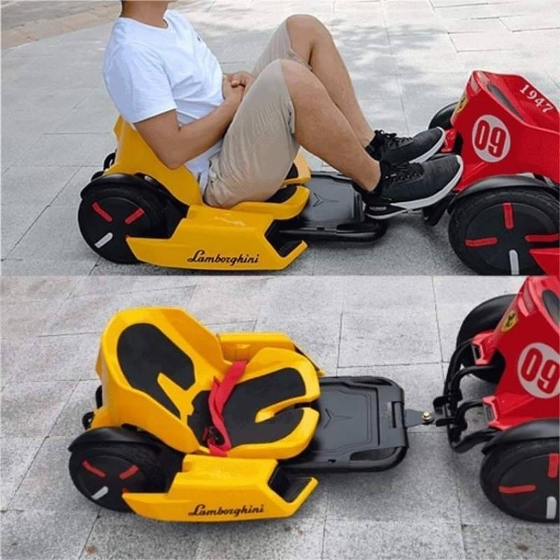พ่วงท้ายรถโกคาร์ท 54v Segway Ninebot GoKart Pro: Trailer kids Wagon gokart trailer OEM