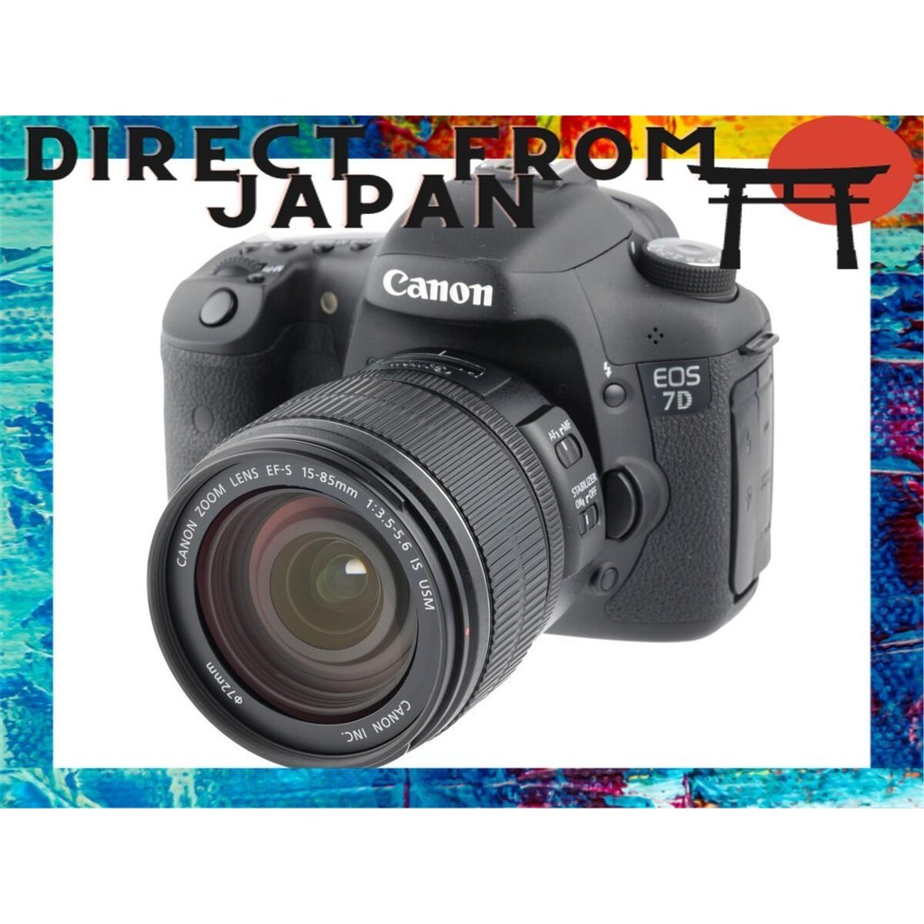 [มือสอง]《คุณภาพดี》Canon EOS 7D EF-S15-85mm F3.5-5.6 IS USM 18 ล้านพิกเซล เครื่อง APS-C กล้องดิจิตอล กล้องดิจิตอล SLR เลนส์ซูมมาตรฐาน EF Mount