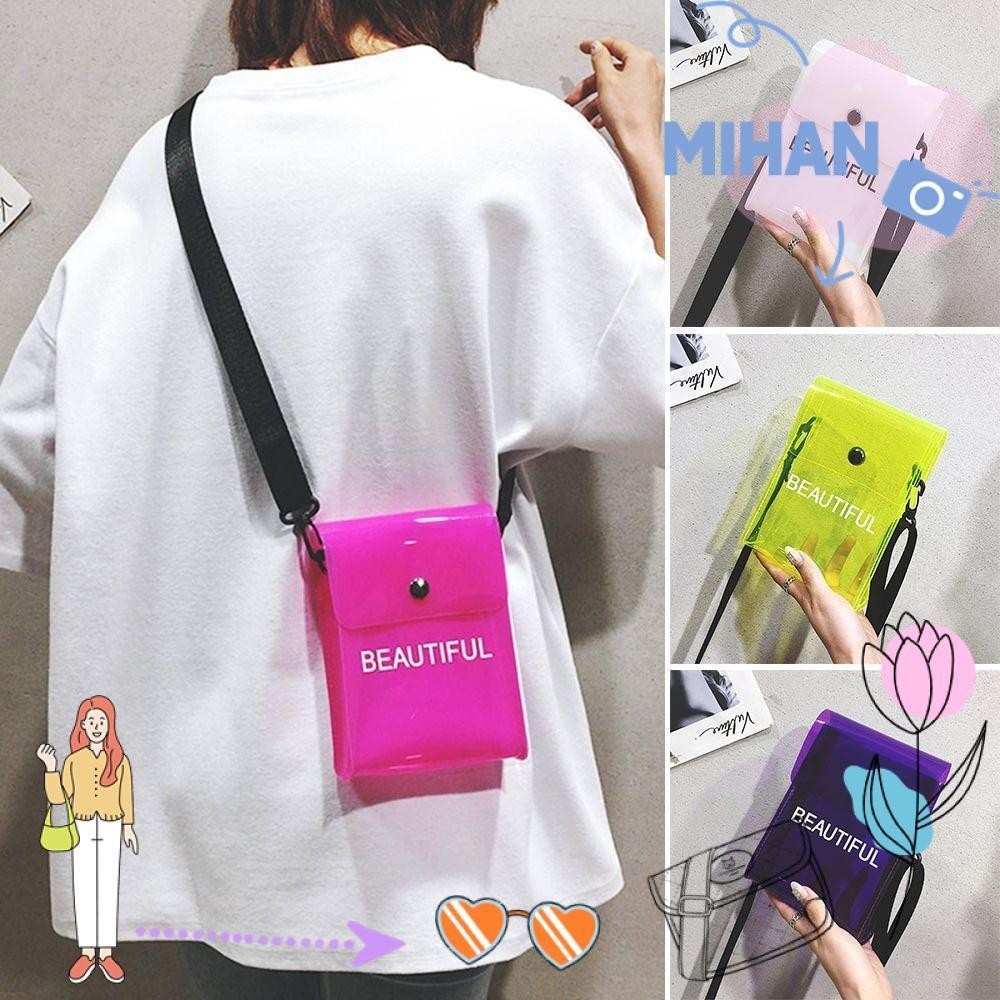 Mh กระเป๋าสะพายไหล่ กระเป๋าเมสเซนเจอร์ ขนาดเล็ก สีแคนดี้