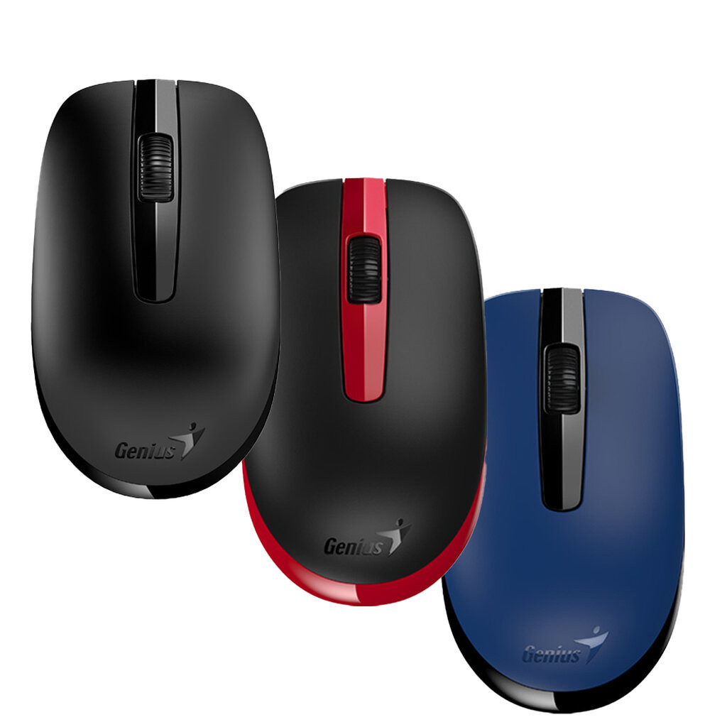 Genius NX-7007 WIRELESS SILENT MOUSE / Black,Red,Blue เมาส์ไร้สาย