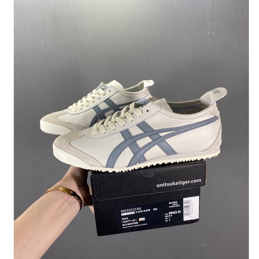 Onitsuka Tiger MEXICO 66 รองเท้าผู้ชายรองเท้าผู้หญิงรองเท้ากีฬารองเท้าคู่รองเท้าวิ่ง