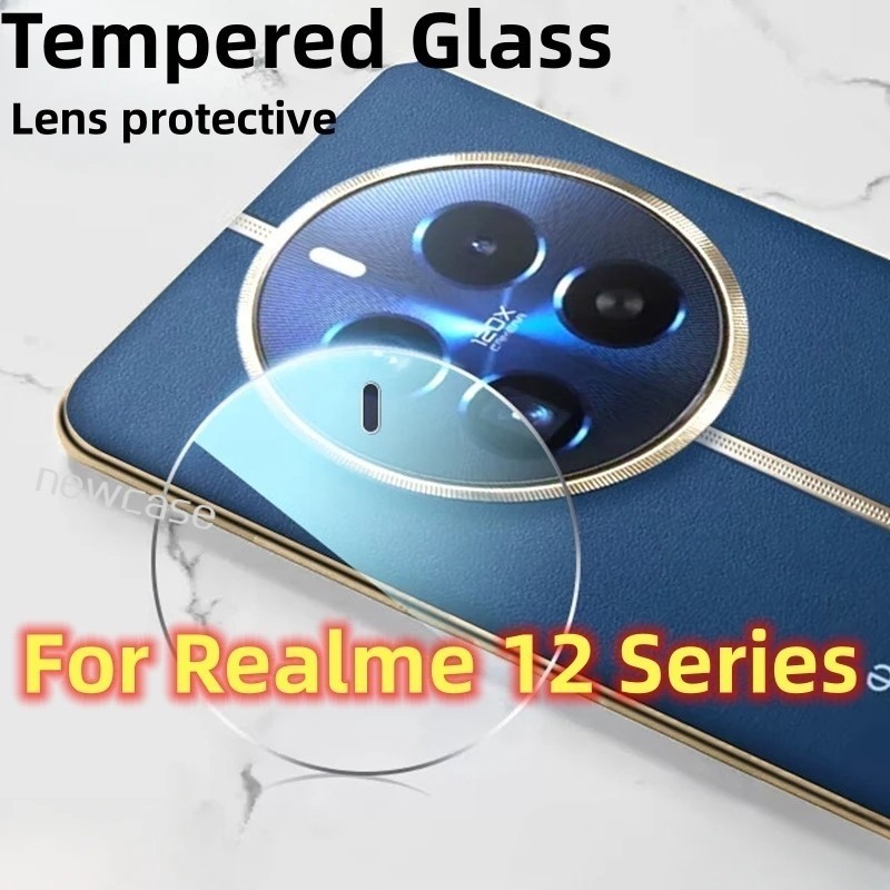 ฟิล์มกระจกใส ตัวป้องกันเลนส์ สําหรับ Realme 12 Pro Plus 5G +ใส บางเฉียบ ฝาหลังกล้อง Realme12Pro Realme12ProPlus 007