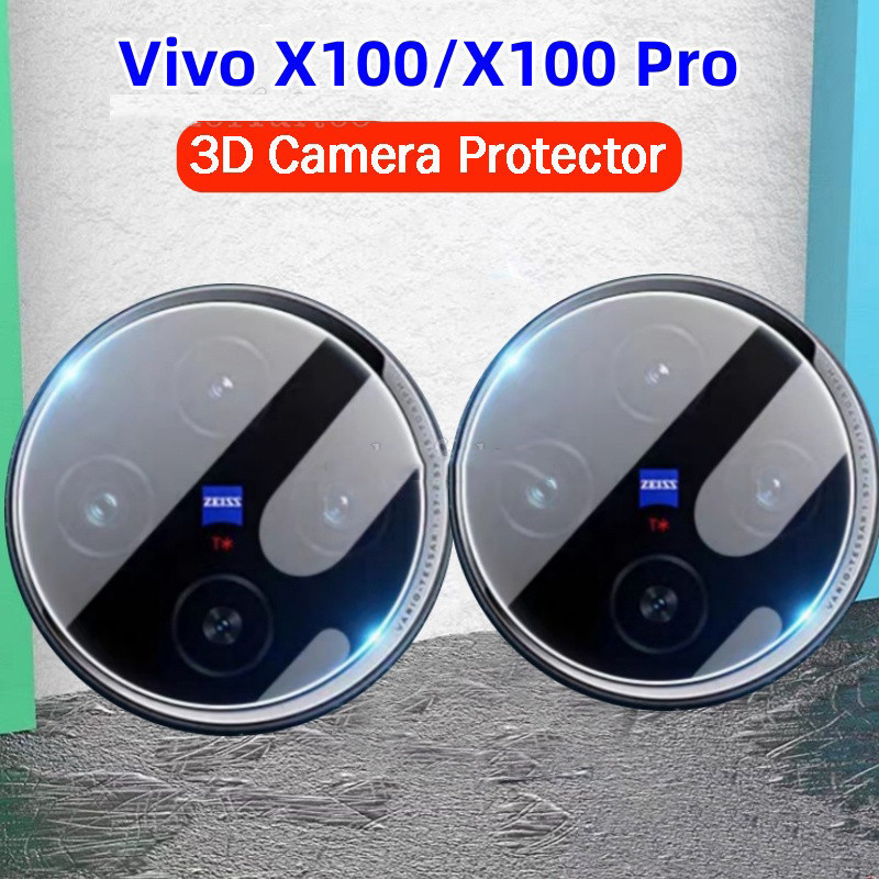 ฟิล์มกระจกกันรอย เลนส์กล้อง เต็มเลนส์ Camera Lens สำหรับ VIVO X100 X100Pro X100 Pro 5G Y03 ตรงรุ่น