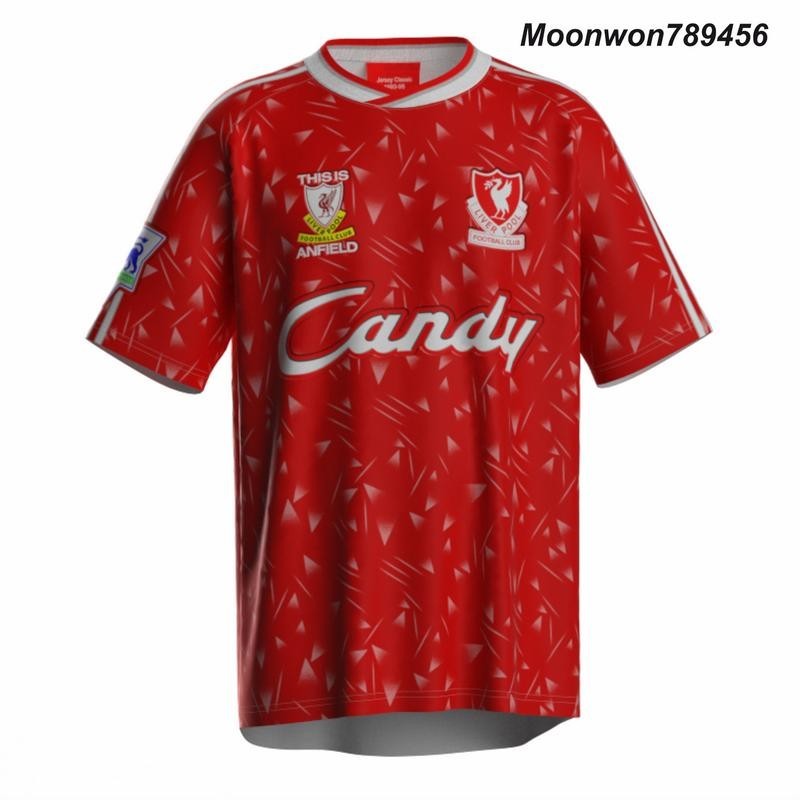 เสื้อโอเวอร์ไซส์ เบอร์ 9 รอบอก 47 นิ้ว Ian Rush Retro Candy 89/91  Clothing Man