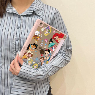 ใหม่น่ารัก Disney Running Princess Apple iPad 10th Generation พับเหมาะสําหรับ iPhone air6 เคสแท็บเล็ต pro2024 Apple iPad เคสไอแพด air6 ไอแพดเจน11 เคสไอแพด air4 เคส ipad gen9 เคส ipad case ipad gen 10 case ipad air5 เคสไอแพดเจน11 case ipad air 6 ปากกา