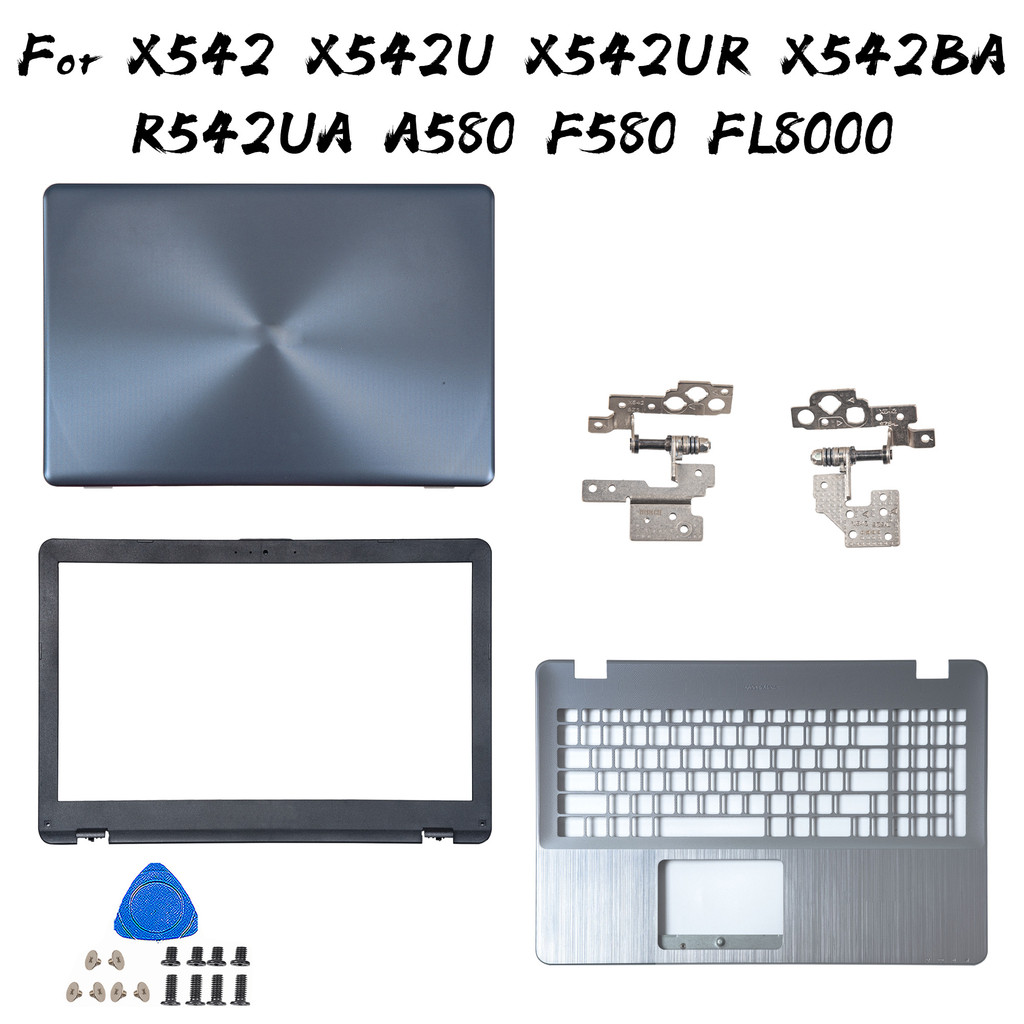 สําหรับ ASUS X542 X542U X542UR X542BA R542UA A580 F580 FL8000 ฝาหลังด้านหน้า Bezel Palmrest ด้านล่าง