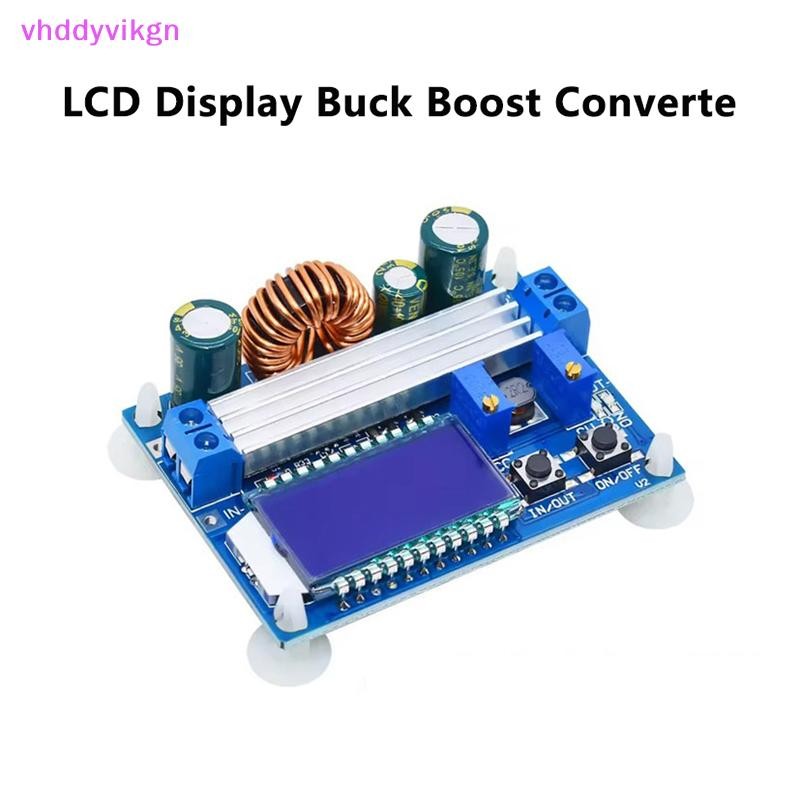 Vhdd DC-DC Buck Boost Converter 5.5-30V ถึง 0.5-30V 35W ปรับ Step Up Down แรงดันไฟฟ้าโมดูลแหล่งจ่ายไฟจอแสดงผล LCD TH