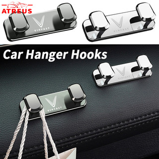 Vinfast Xe Móc Kim Loại Ô Tô Móc Treo Đôi Móc Lưu Trữ Đa Năng Móc Trang Trí Nội Thất Ô Tô Cho Vinfast Fadil VF E34 7 8 9 VF8 VF9 LUX A SA 2.0 Tổng Thống