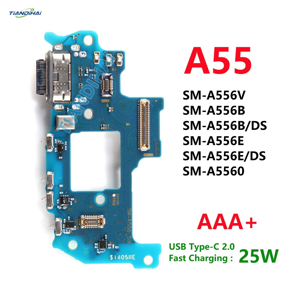 AAA + สําหรับ Samsung Galaxy A55 5G A556 A556B A556B/DS USB ชาร์จพอร์ต Flex สาย Type C Charger Conne