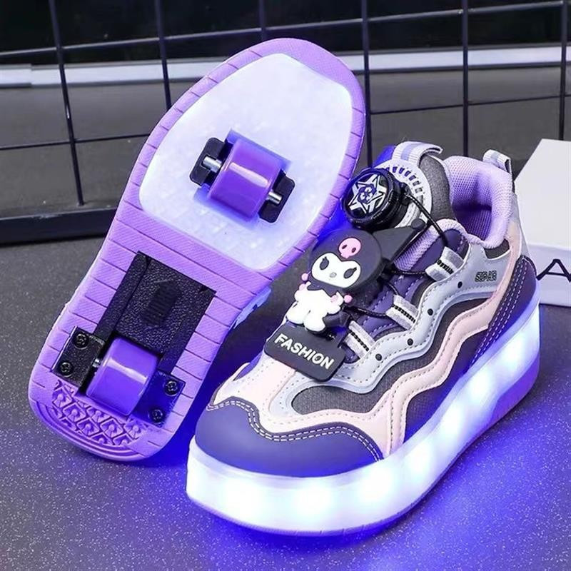 รองเท้าสเก็ตล้อ Heelys2024 รองเท้า go 2024roller Clow m เด็กนักเรียนนักเรียน Heelys สเก็ต kuromewith
