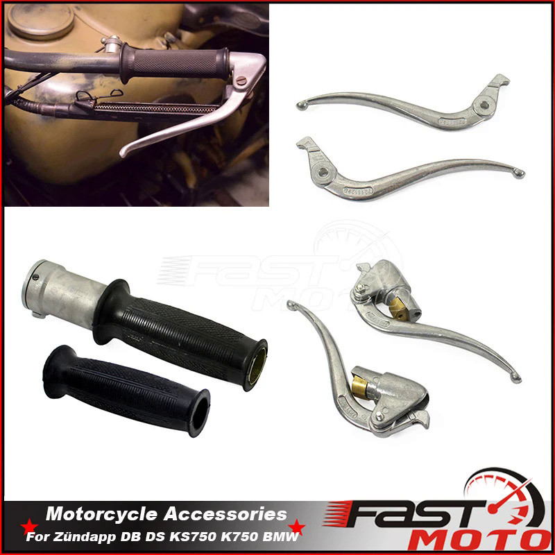 Mf Motorcycle Throttle Grips Brake Lever Clutch Lever Assembly For BMW M1/M1M/M1S/M72R12 R75 R51 R61