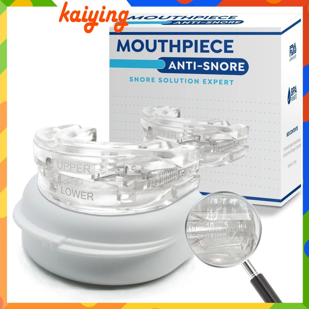 Anti Snoring Mouth Guard ปรับ Anti-Snoring Mouthpiece อุปกรณ์ Sleeping Bruxism Snoring Stopper ปรับป