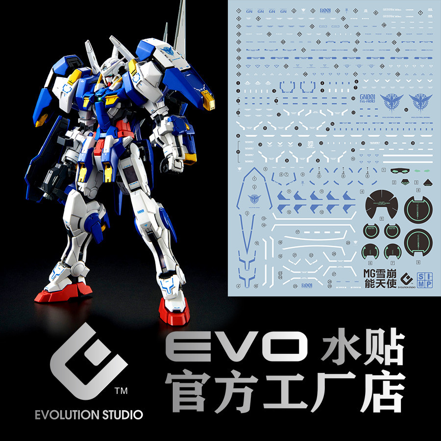 EVO PB MG 1/100 AVALANCHE EXIA water slide decal