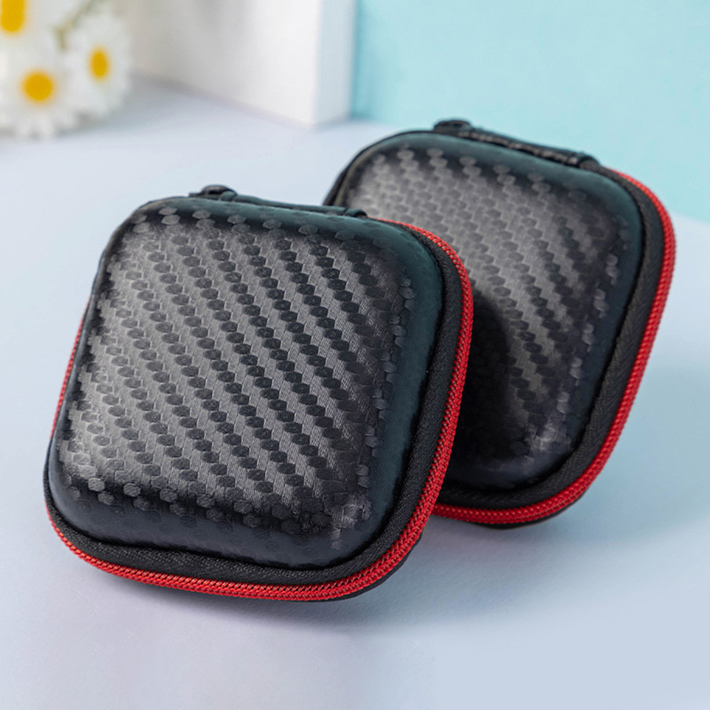 Mini แบบพกพาหูฟังหูฟังกระเป๋าสาย USB U Disk เก็บกระเป๋าสำหรับ QKZ AK6 Pro ชุดหูฟังกล่อง