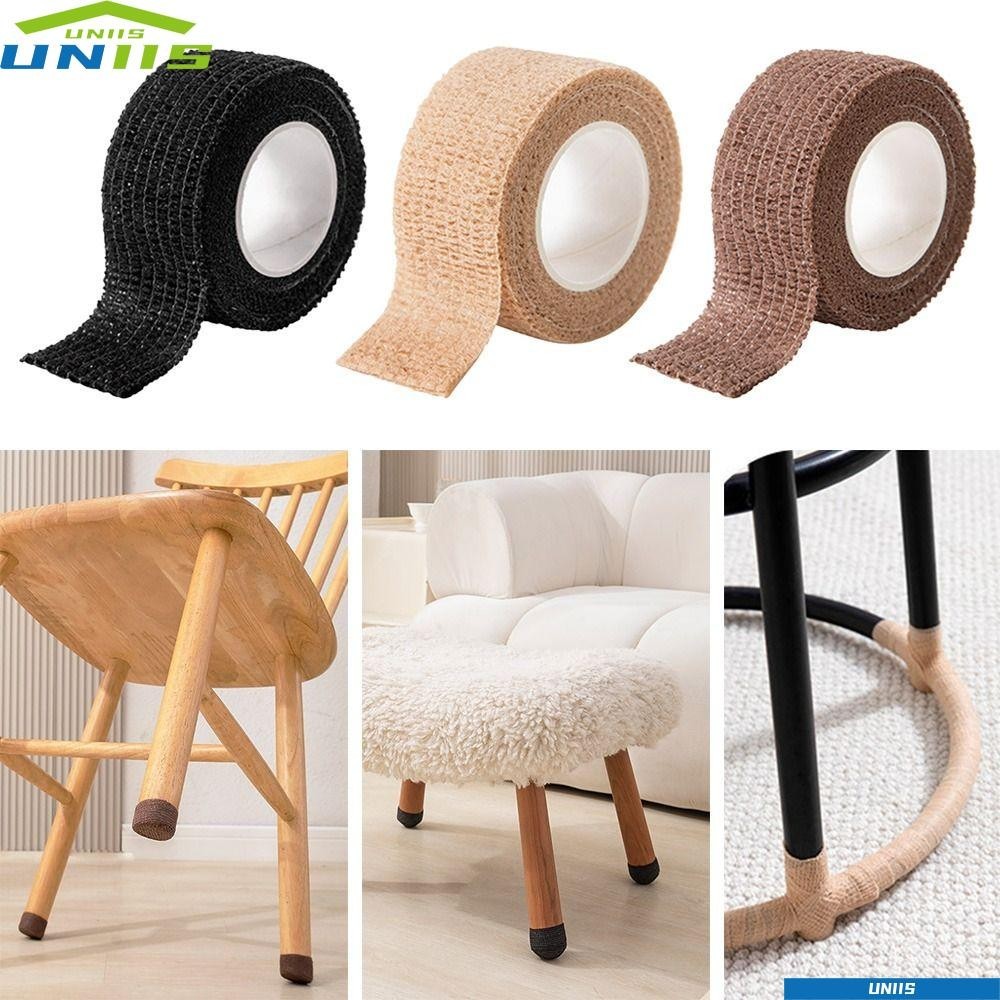 Uniis เทปผ้าสักหลาด กันลื่น มีกาวในตัว สําหรับป้องกันขาโต๊ะ เก้าอี้