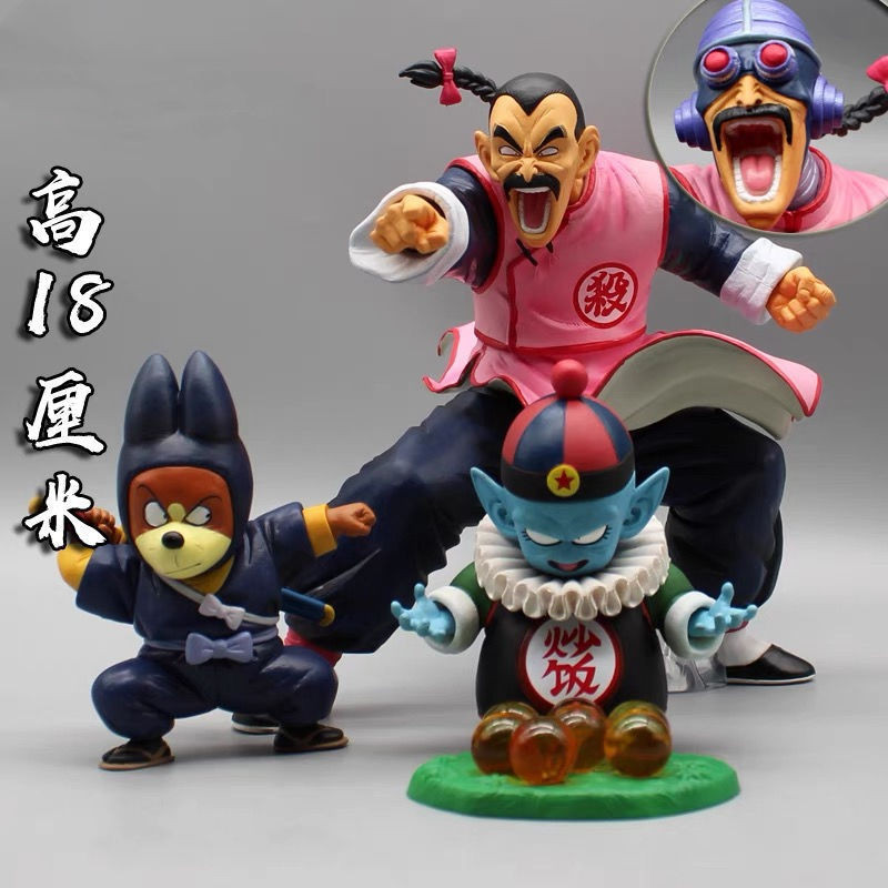 โมเดลฟิกเกอร์ Gsat Dragon Ball Incredible Adventure Peach White Pilaf Aso สําหรับตกแต่งรถยนต์