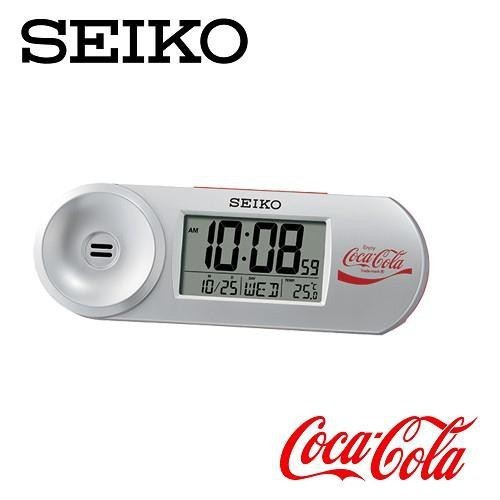 นาฬิกาดิจิตอลตั้งโต๊ะ SEIKO x Coca Cola โค้ก นาฬิกาปลุกดิจิตอล Themoneter รุ่น QHL902