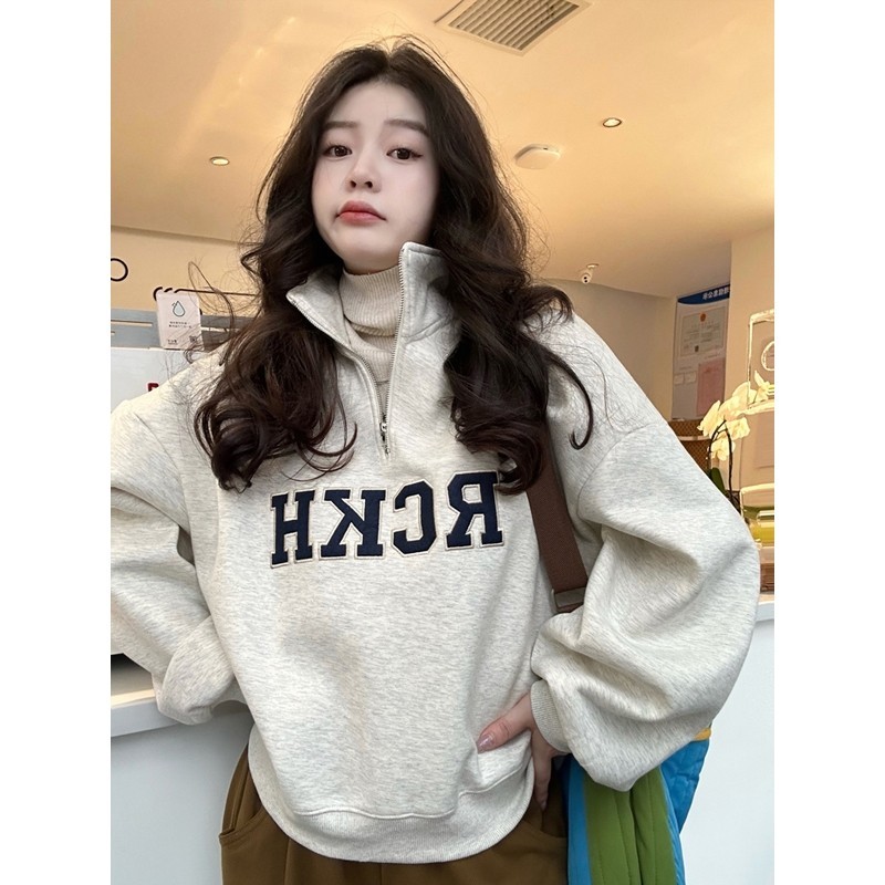 ส่งไวจากไทย SELLDA M-2XL เสื้อสเวตเตอร์ งานปัก แขนยาว เกาหลี ผู้หญิง สเวตเตอร์