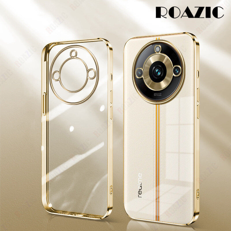 เคสโทรศัพท์มือถือ ซิลิโคนนิ่ม แบบใส กันกระแทก หรูหรา สําหรับ Realme 11 Pro Realme 11 Pro+ 5G