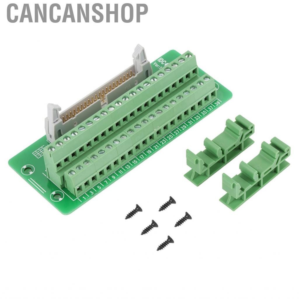 Cancanshop Terminal Board IDC40P 40Pin Male Header Block Connector PLC