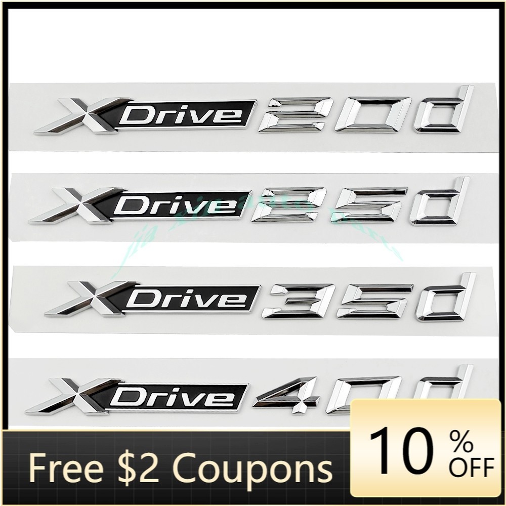 ใหม่ สติกเกอร์โลโก้ ลายตัวอักษร สําหรับ BMW X1 X2 X3 X4 X5 Series E53 E70 E83 Xdrive 20d 25d 35d 40d