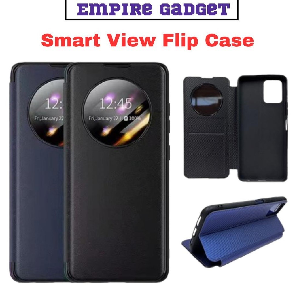 [ปลอก] Vivo Y02S,Y15A,Y15S,Y16,Y35,Y50,Y77,Y85,V9,V25,V25E,T1 5G,T1X 4G Smart Pocket View Cover Phon