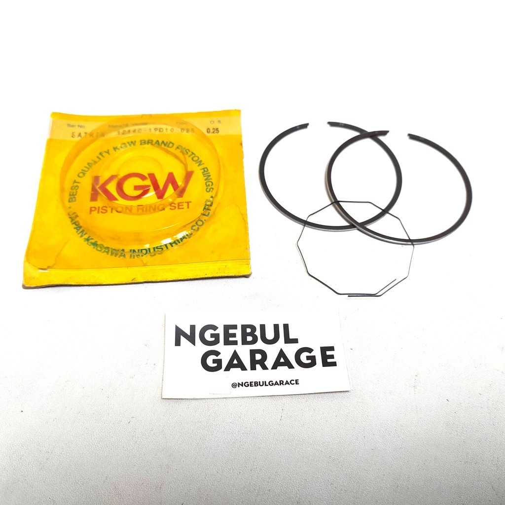 แหวนลูกสูบ Satria 2 จังหวะ SR RU OS 25 SUZUKI JAPAN 12140 19D10 025 KGW