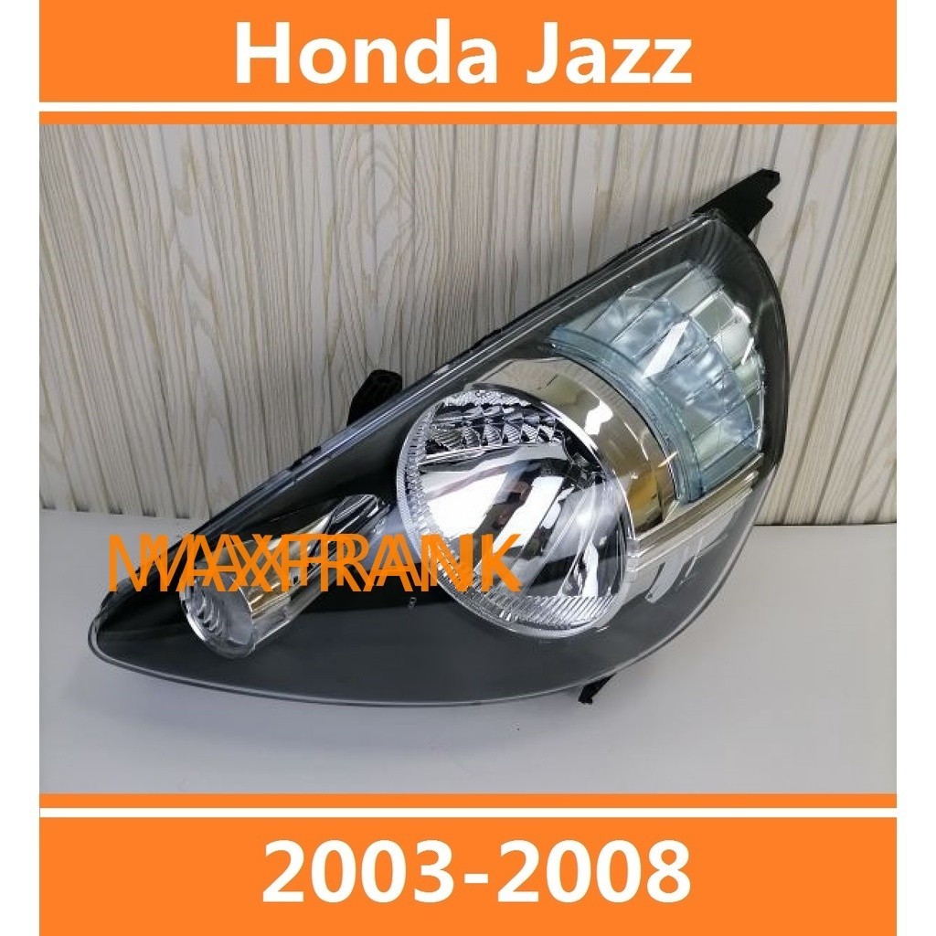 ไฟหน้ารถยนต์ สําหรับ Honda Jazz GD1 GD3 GD 2003-2008 (NO XENON) ไฟหน้า ไฟหน้าโปรเจคเตอร์ไฟหน้าแต่ง โ