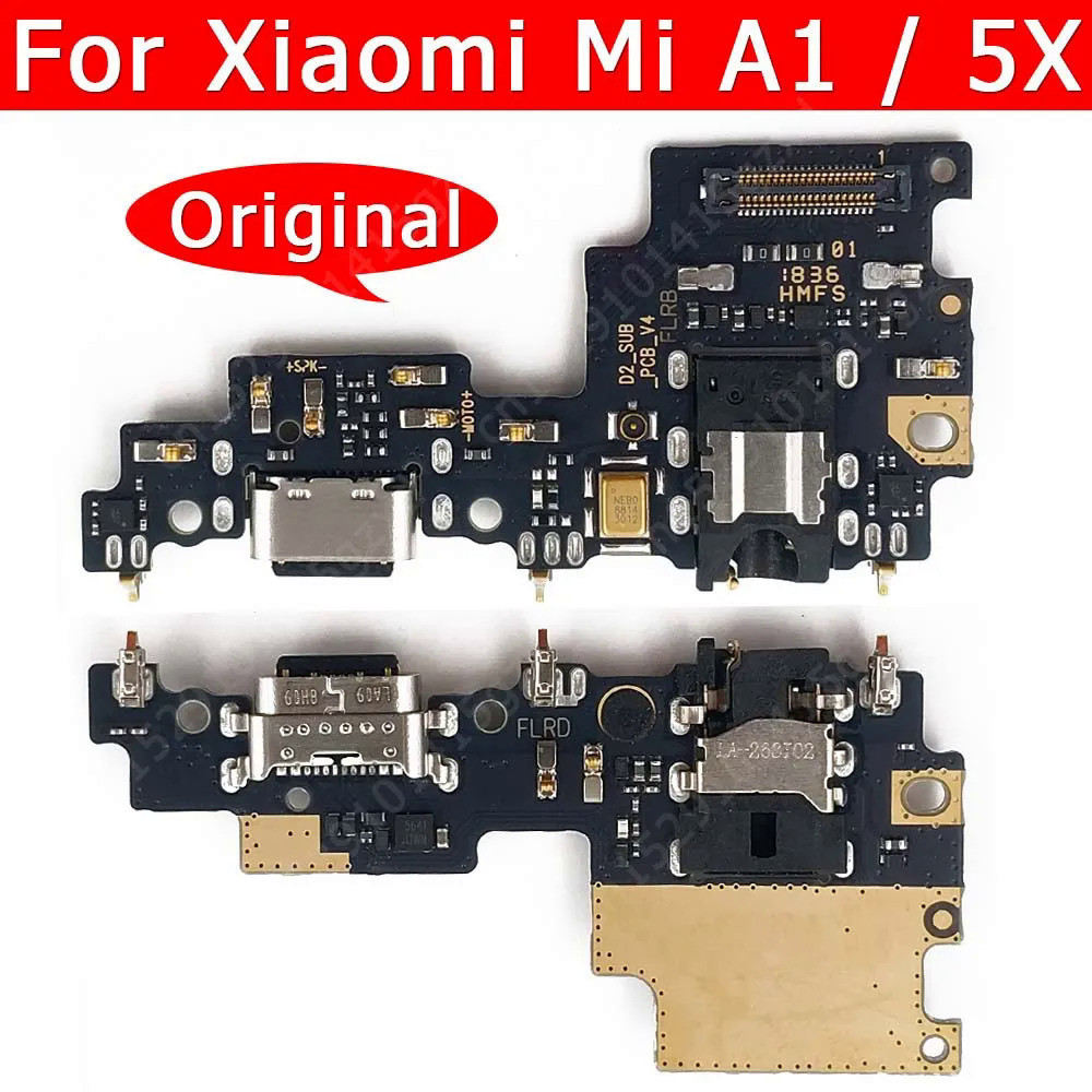 แท้ บอร์ดชาร์จ USB แบบเปลี่ยน สําหรับ Xiaomi Mi A1 5X MiA1 Mi5X