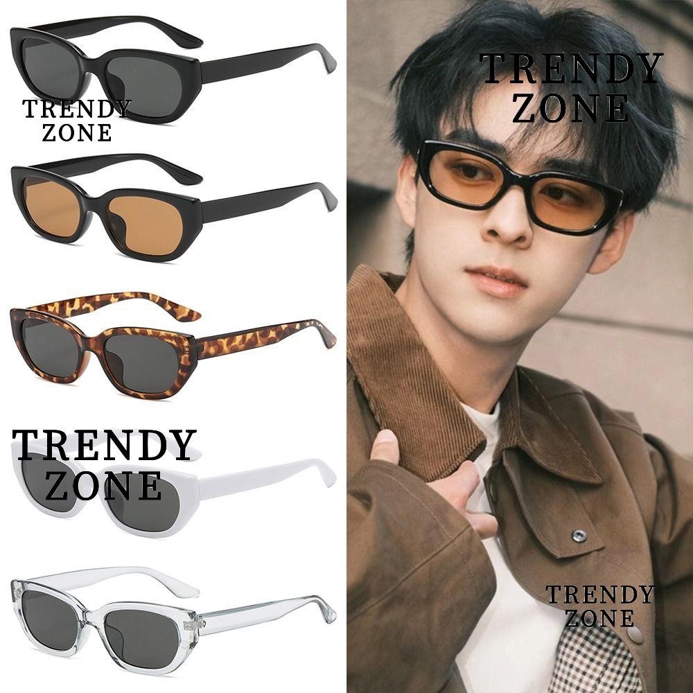 Trendyzone แว่นตากันแดด UV400 ทรงตาแมว กรอบเล็ก ป้องกันรังสียูวี สไตล์วินเทจ สําหรับผู้หญิง