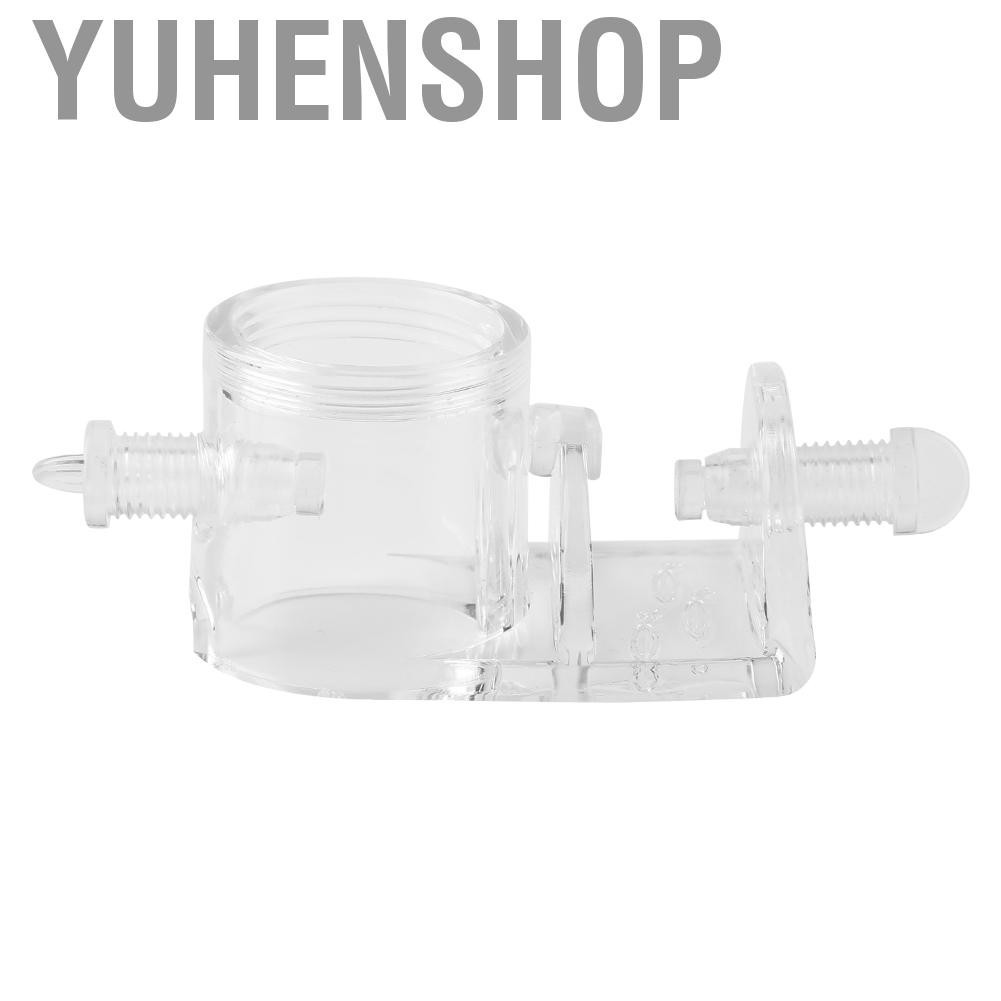 Yuhenshop Acrylic Fish Tank Hose Holder Aquarium Clamp Clip For 22mm