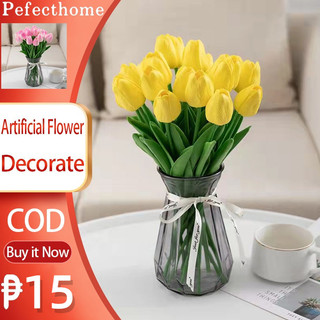 【COD】Artificial Tulip Home Decor Fake Flower Photography Background Valentine's Day Decoration Gift