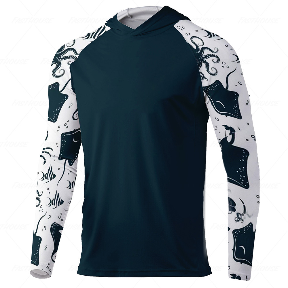 ครีมกันแดดกลางแจ ้ ง Professional hoodie Jersey เสื ้ อผ ้ าแห ้ งเร ็ วกีฬาฤดูร ้ อนแขนยาว Anti UV