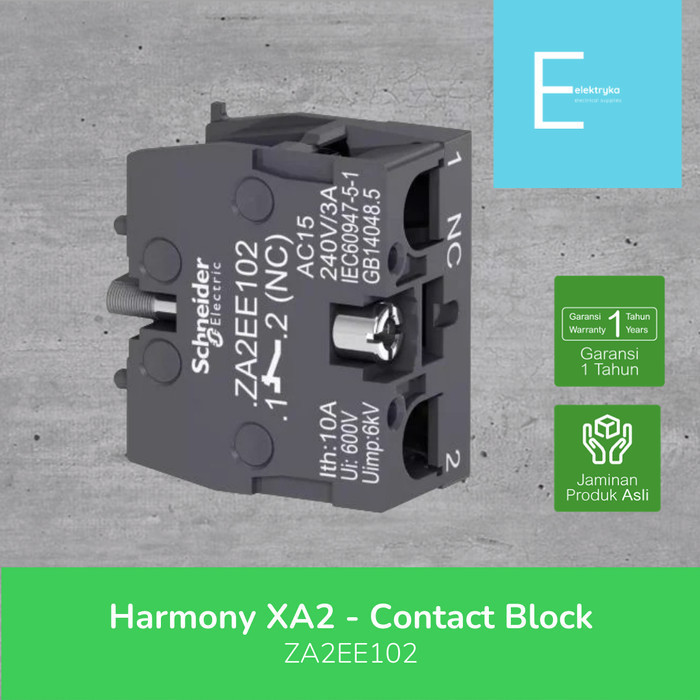 Schneider บล็อคสัมผัสไฟฟ้า 1NC - ZA2EE102