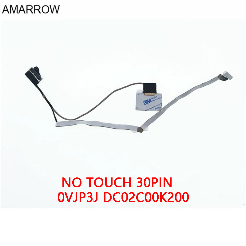 สายเคเบิลหน้าจอแล็ปท็อป LCD LCD LCD สําหรับ DELL Latitude 5500 5501 Precision 15 3540 3541 EDC50 RGB