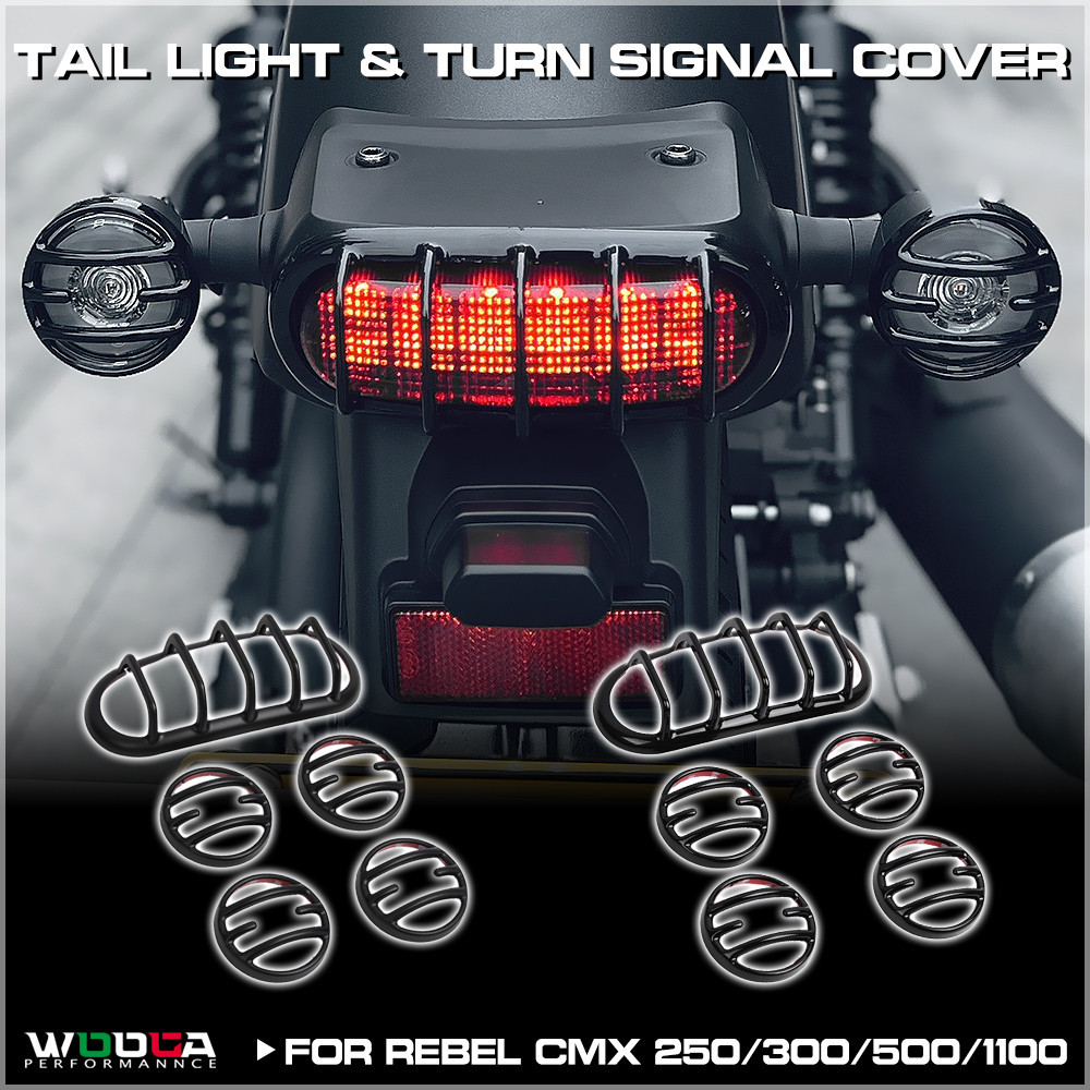 ฝาครอบไฟท้าย ไฟเลี้ยว สําหรับ Honda Rebel CMX 250 300 500 1100 2020-2024
