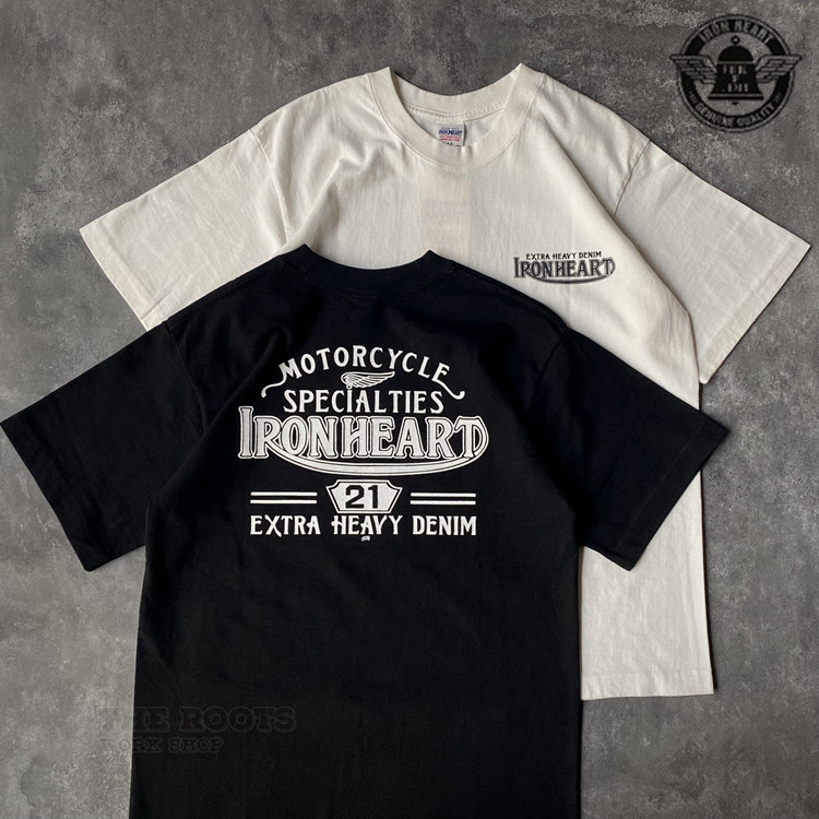 พร้อมส่ง เสื้อยืดแขนสั้น ผ้าฝ้ายแท้ พิมพ์ลาย IRON HEART สําหรับผู้ชาย และผู้หญิง