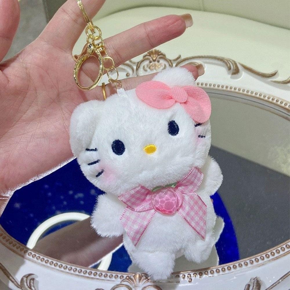 Uumir กระเป๋าถือ Hello Kitty กระเป๋าสะพายทรงสี่เหลี่ยมกันน้ํา กระเป๋าช้อปปิ้ง PVC ความจุขนาดใหญ่น่ารักผู้หญิง
