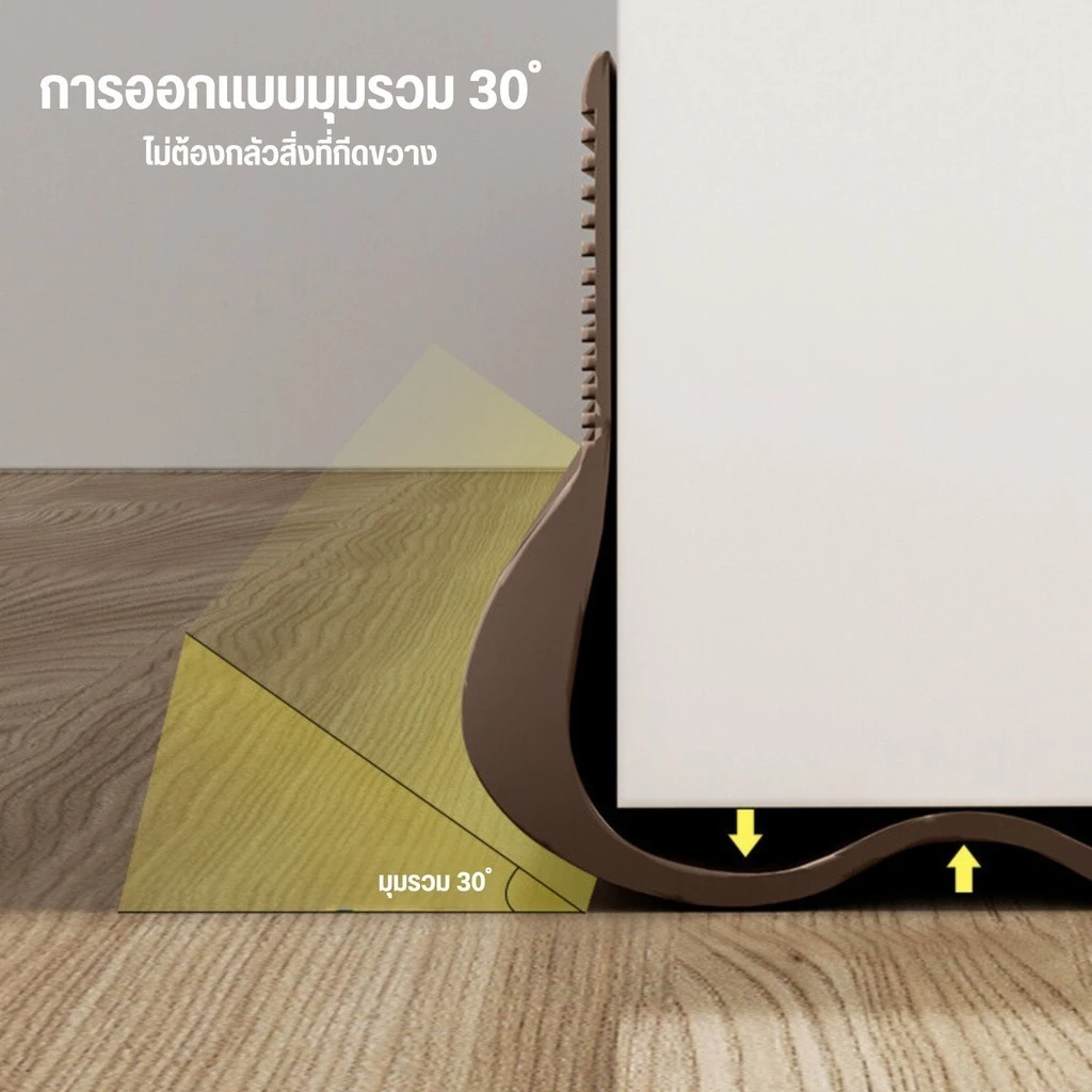 ที่กั้นประตู แบบสอด กาวในตัว กันฝุ่น กันแมลง กันแอร์ กันเสียง thumbnail 5