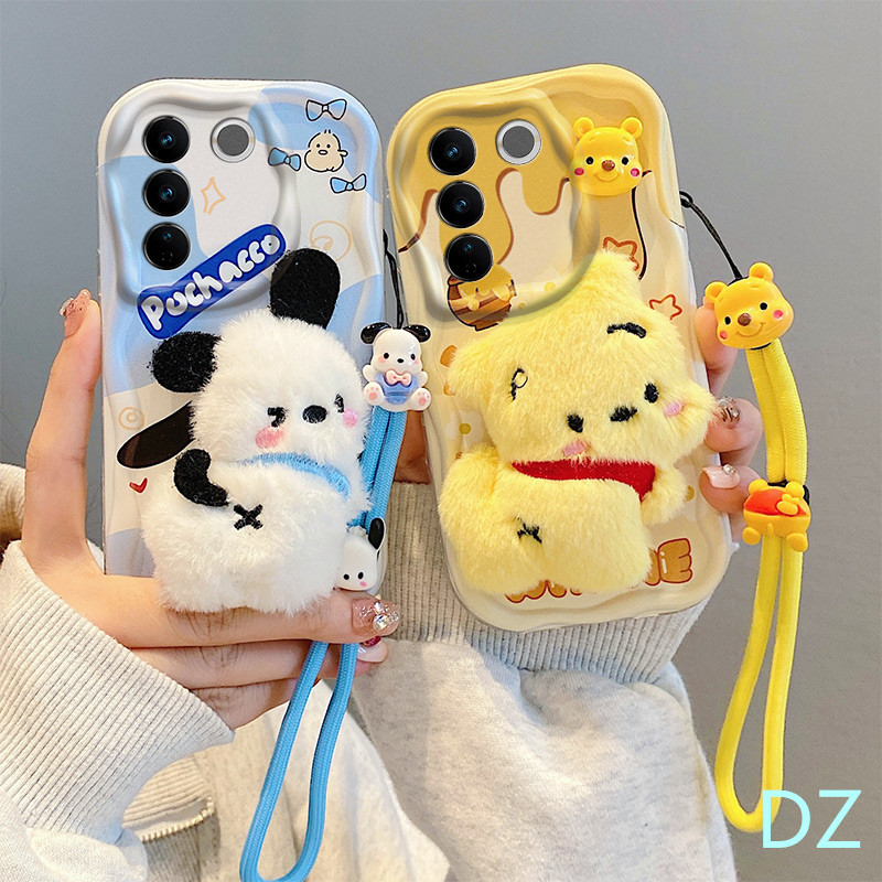 เคส Vivo V29 V29E V30 V30PRO กรณีโทรศัพท์มือถือ ตุ๊กตาน่ารัก สร้อยข้อมือ TYMR