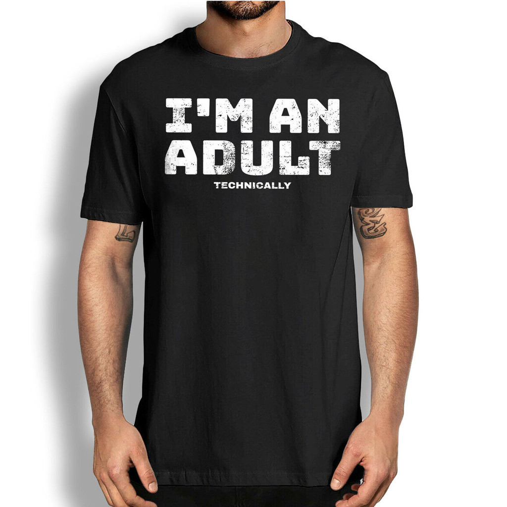 IM An Adult Technically Funny 18Th Birthday Graphic Tee Birthday T-Shirt