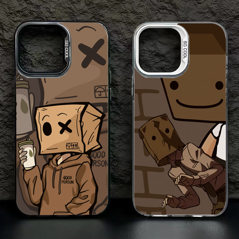 เคสโทรศัพท์มือถือแบบแข็ง ผิวด้าน ลายการ์ตูนผู้ชาย หรูหรา สําหรับ IPhone 15 14 13 12 11 Pro Max XS X XR 8 7 Plus SE2020