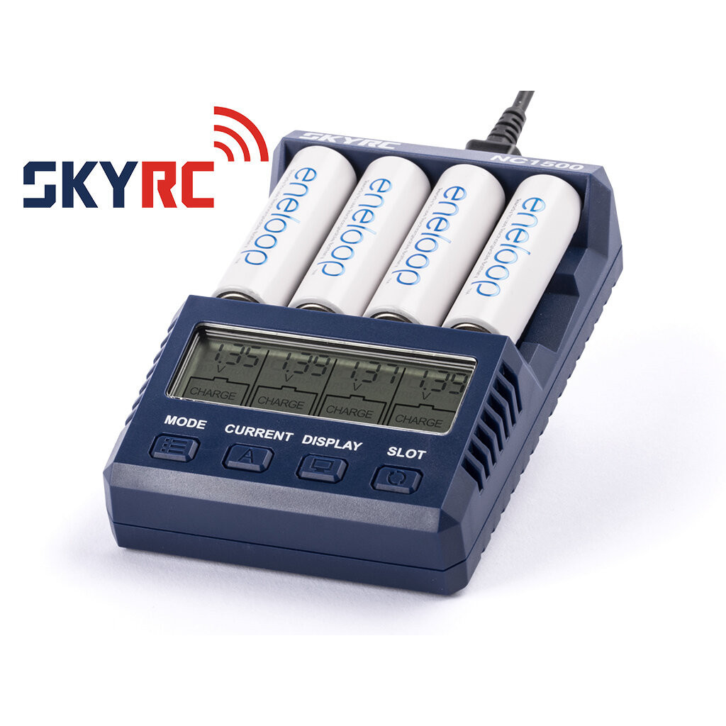SkyRC NC2500 Pro NC2200 NC1500 AA/AAA เครื่องชาร์จถ่าน แบตเตอรี่ 6 ช่อง รองรับ NiMH NiCD charger discharge