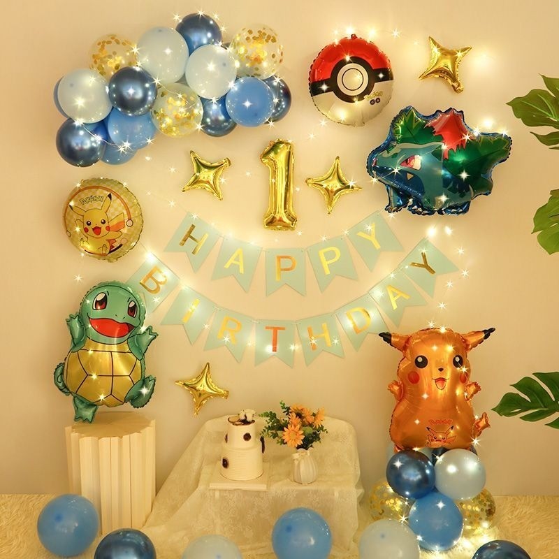 [ลูกโป่ง Pokémon] Pikachu ตกแต่งวันเกิดFayu - รูปที่ 6