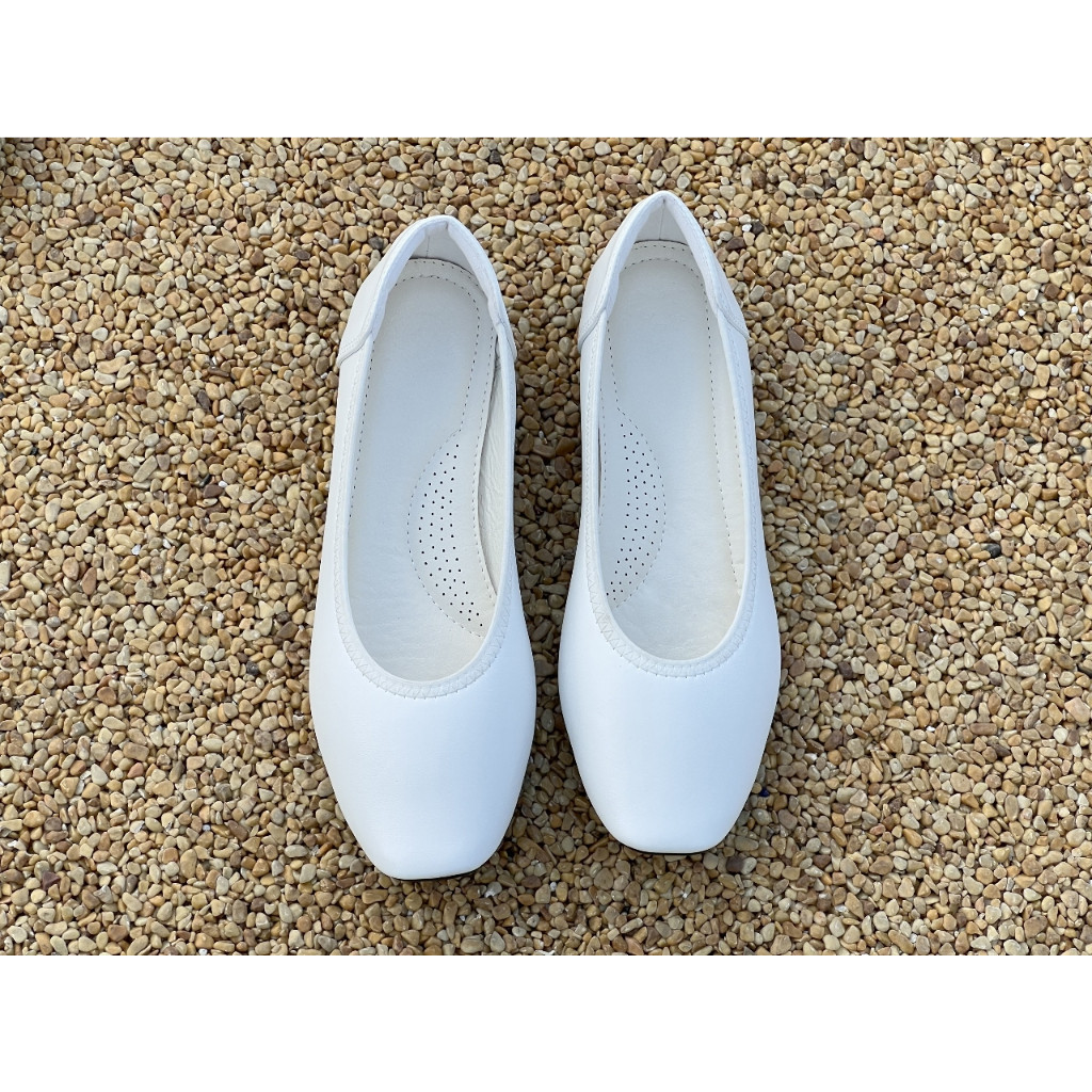 รองเท้าคัชชู Alice Basic รองเท้าคัทชูเพื่อสุขภาพ หน้าเรียบ ส้น 2 cm. นุ่ม รุ่นยอดนิยม SIZE 34-45