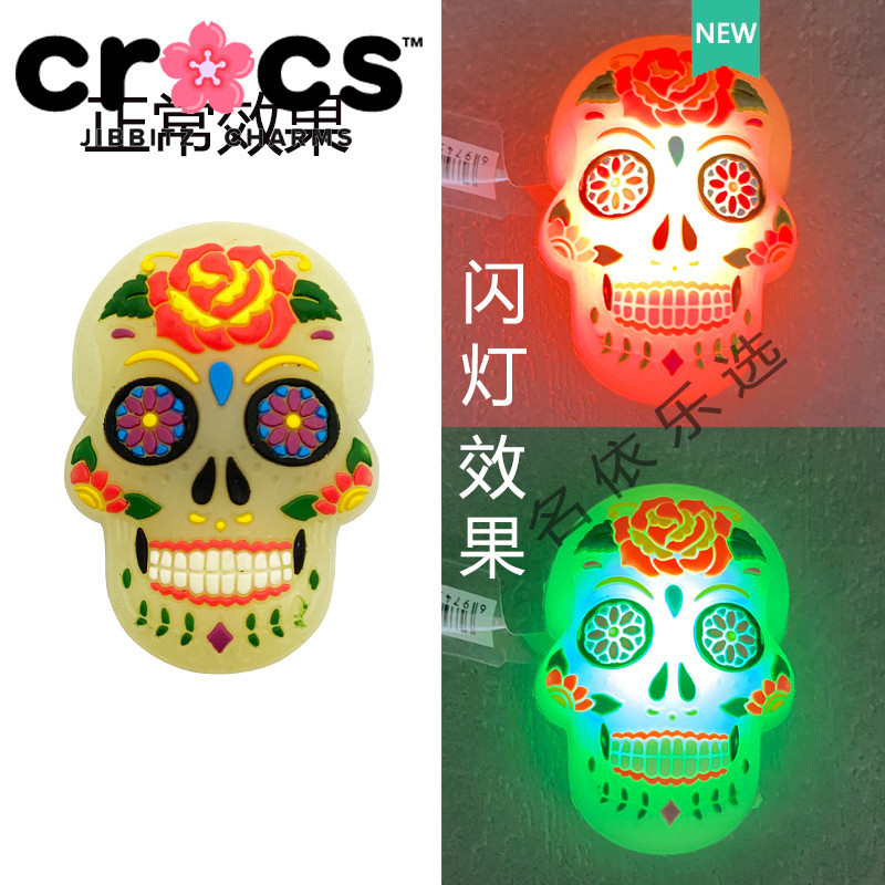 JIBBITZ Crocs charms ตัวติดรองเท้า LEDการ์ตูน ตัวติดรองเท้า Crocs