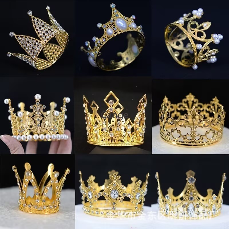 มงกุฎเครื่องประดับแฟชั่นอุปกรณ์เสริมหรูหราสาวถ่ายภาพวันเกิดตกแต่งฉาก