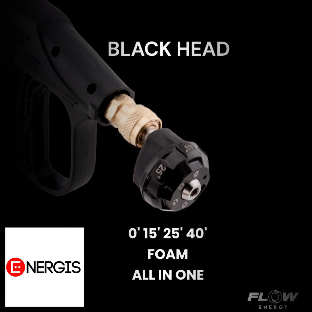 หัวฉีดBLACKHEAD/ALL IN ONE /0',15',25',40',FOAM/ปรับได้หลายหัว/หัวฉีดล้างรถ